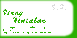 virag hintalan business card
